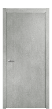 Дверь межкомнатная Слот 10-012 Цвет Бетон серый Покрытие ПВХ ФАКТУРНЫЕ Наличник L 75 Цена 31200