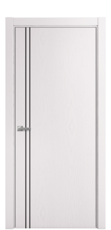 Дверь межкомнатная Слот 10-012 Цвет Ясень Крем Покрытие Шпон крашеный  Наличник L 75 Цена 44475