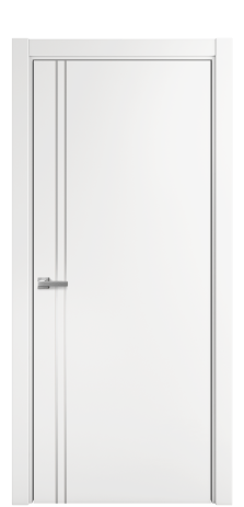 Дверь межкомнатная Слот 10-012 Цвет Белый Покрытие Эмаль  Наличник L 75 Цена 38275