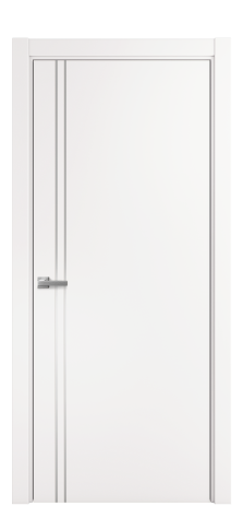 Дверь межкомнатная Слот 10-012 Цвет Вайт Покрытие ПВХ SOFT (ПЭТ) Наличник L 75 Цена 8700