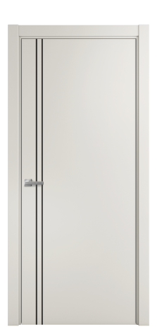 Дверь межкомнатная Slot 10-012 Цвет Лайт Грей Покрытие ПВХ SOFT (ПЭТ) Наличник L 75 Цена 31200