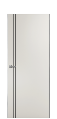 Дверь межкомнатная Slot 10-012 Цвет Лайт Грей Покрытие ПВХ SOFT (ПЭТ) Наличник Скрытый короб хром Цена 38100