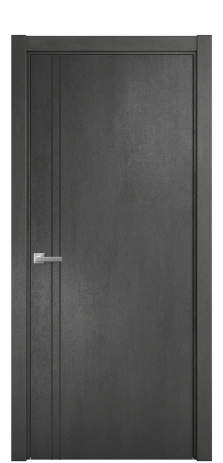 Дверь межкомнатная Slot 10-012 Цвет Камень темный Покрытие ПВХ ФАКТУРНЫЕ Наличник L 75 Цена 31200