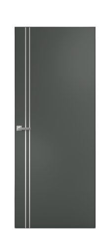 Дверь межкомнатная Slot 10-012 Цвет Пихтовый Покрытие Эмаль  Наличник Скрытый короб хром Цена 39383