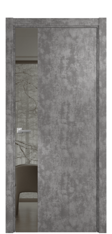 Дверь межкомнатная Ветро 19 Цвет Айс какао Покрытие ПВХ ФАКТУРНЫЕ Наличник L 75 Цена 39150