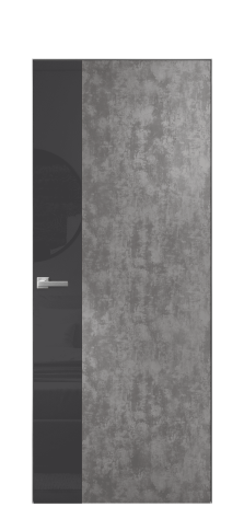 Дверь межкомнатная Ветро 19 Цвет Айс какао Покрытие ПВХ ФАКТУРНЫЕ Наличник Скрытый короб хром Цена 46050