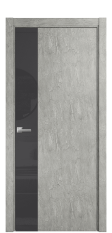 Дверь межкомнатная Ветро 19 Цвет Скол камня грей Покрытие ПВХ ФАКТУРНЫЕ Наличник L 75 Цена 39150