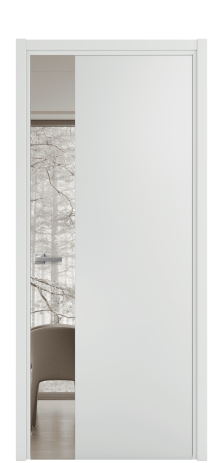 Дверь межкомнатная Ветро 19 Цвет Облачный Покрытие Эмаль  Наличник L 50 Цена 50625