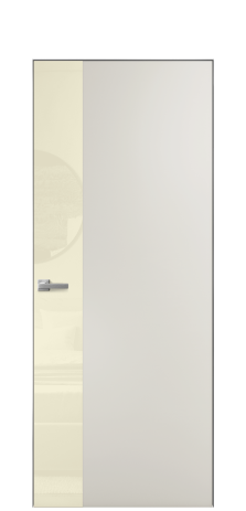 Дверь межкомнатная Ветро 19 Цвет Дымчатый Покрытие Эмаль  Наличник Скрытый короб хром Цена 49850