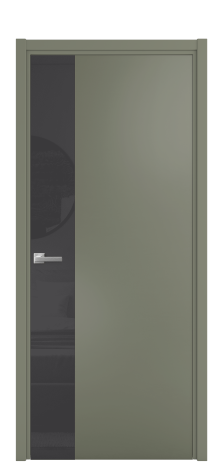 Дверь межкомнатная Ветро 19 Цвет Зеленый Покрытие Эмаль  Наличник L 50 Цена 52338