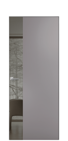 Дверь межкомнатная Ветро 19 Цвет Ирис Покрытие Эмаль  Наличник Скрытый короб хром Цена 50600