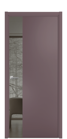 Дверь межкомнатная Ветро 19 Цвет Лиловый Покрытие Эмаль  Наличник L 50 Цена 52338