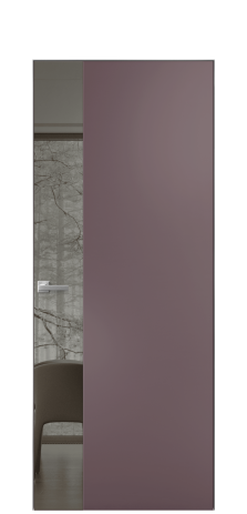 Дверь межкомнатная Ветро 19 Цвет Лиловый Покрытие Эмаль  Наличник Скрытый короб хром Цена 52313