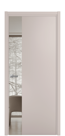 Дверь межкомнатная Ветро 19 Цвет Пудра Покрытие Эмаль  Наличник L 50 Цена 50625