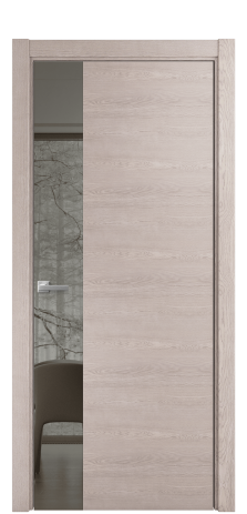 Дверь межкомнатная Ветро 19 Цвет Дуб Имбирь Покрытие Шпон натуральный  Наличник L 75 Цена 56700