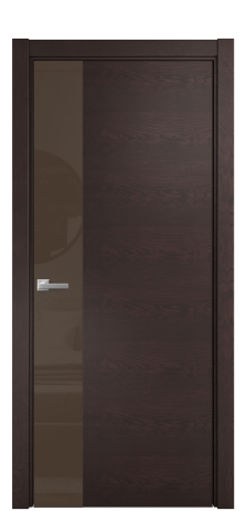 Дверь межкомнатная Ветро 19 Цвет Мореный Дуб Покрытие Шпон натуральный  Наличник L 75 Цена 55950