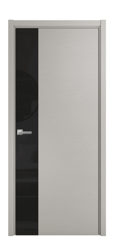 Дверь межкомнатная Ветро 19 Цвет Ясень Серый Шелк Покрытие Шпон крашеный  Наличник L 50 Цена 53075