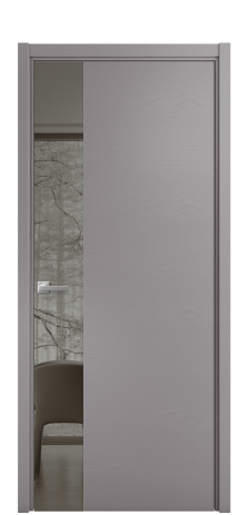 Дверь межкомнатная Ветро 19 Цвет Ясень Ирис Покрытие Шпон крашеный  Наличник L 50 Цена 53825