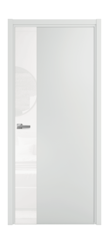 Дверь межкомнатная Vetro 19 Цвет Облачный Покрытие Эмаль  Наличник L 50 Цена 50625