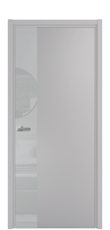 Дверь межкомнатная Vetro 19 Цвет Галечный Покрытие Эмаль  Наличник L 50 Цена 52338