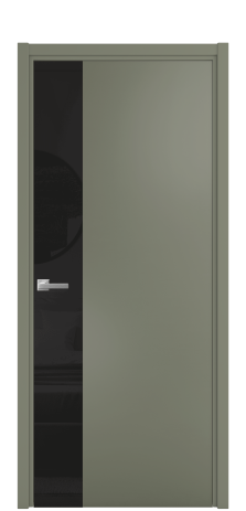 Дверь межкомнатная Vetro 19 Цвет Зеленый Покрытие Эмаль  Наличник L 50 Цена 51588