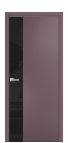 Дверь межкомнатная Vetro 19 Цвет Лиловый Покрытие Эмаль  Наличник L 50 Цена 52338