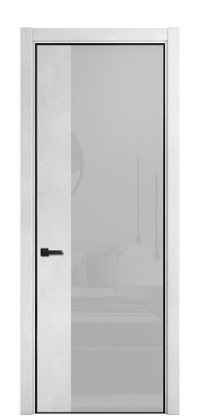 Дверь межкомнатная Ветро 20 Цвет Бетон известковый Покрытие ПВХ ФАКТУРНЫЕ Наличник L 75 Цена 59856