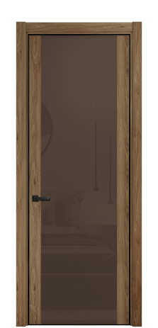 Дверь межкомнатная Ветро 21 Цвет Орех классический Покрытие ПВХ ПОД ДЕРЕВО Наличник  L 75 Цена 59856