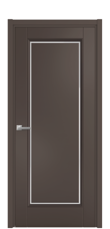 Дверь межкомнатная Sienna 1 Цвет Антрацит Покрытие Эмаль  Наличник L 50 Цена 57468