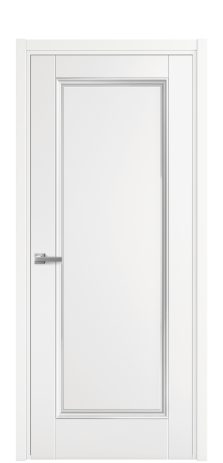 Дверь межкомнатная Сиена 1 Цвет Белый Покрытие Эмаль  Наличник L 50 Цена 15625