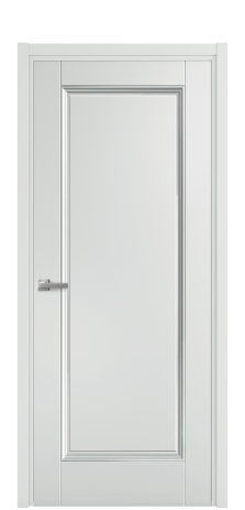 Дверь межкомнатная Сиена 1 Цвет Облачный Покрытие Эмаль  Наличник L 50 Цена 55475