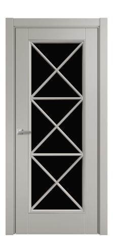 Дверь межкомнатная Сиена X3 Цвет Серый Шелк Покрытие Эмаль  Наличник L 75 Цена 51475