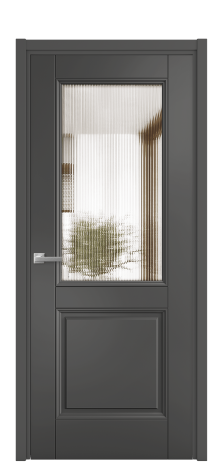 Дверь межкомнатная Savona 2 Цвет Антрацит Покрытие Эмаль  Наличник L 50 Цена 61668