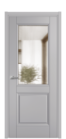 Дверь межкомнатная Савона 2 Цвет Галечный Покрытие Эмаль  Наличник L 50 Цена 61668