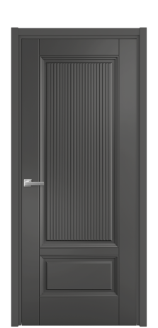 Дверь межкомнатная Savona 2B Цвет Антрацит Покрытие Эмаль  Наличник L 50 Цена 61668