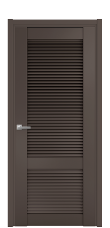 Дверь межкомнатная Жалюзи 2 Цвет Коричневый Покрытие Эмаль  Наличник L 50 Цена 56418