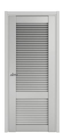 Дверь межкомнатная Жалюзи 2 Цвет Телегрей Покрытие Эмаль  Наличник L 50 Цена 15625