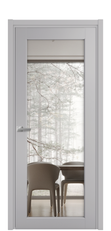 Дверь межкомнатная Strada 11 Цвет Гриджио Покрытие Эмаль  Наличник L 50 Цена 45340