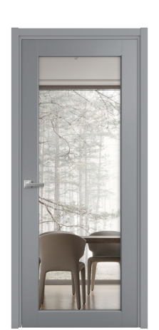 Дверь межкомнатная Strada 11 Цвет Зеленый Покрытие Эмаль  Наличник L 50 Цена 45340