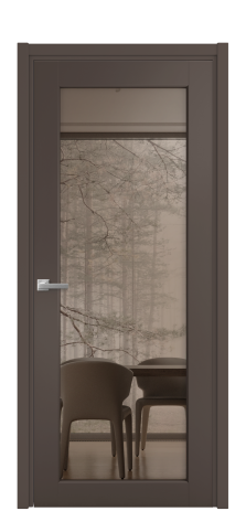 Дверь межкомнатная Strada 11 Цвет Коричневый Покрытие Эмаль  Наличник L 50 Цена 50340
