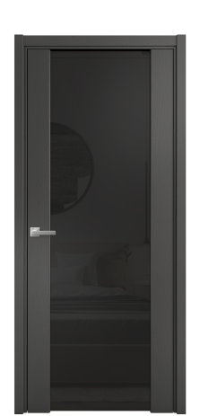 Дверь межкомнатная Vario 11 Цвет Ясень Антрацит Покрытие Шпон крашеный  Наличник L 50 Цена 50675