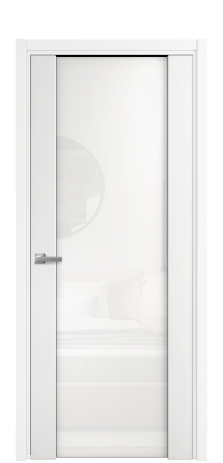Дверь межкомнатная Варио 11 Цвет Белый Покрытие Эмаль  Наличник L 50 Цена 15625