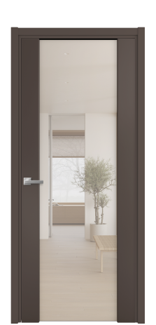 Дверь межкомнатная Варио 11 Цвет Коричневый Покрытие Эмаль  Наличник L 50 Цена 51430