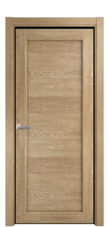 Дверь межкомнатная Страда 01 Цвет Дуб Светлый Покрытие Шпон натуральный  Наличник L 75 Цена 17800