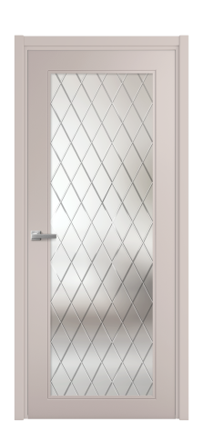 Дверь межкомнатная Stripe 1 Цвет Пудра Покрытие Эмаль  Наличник L 50 Цена 45765