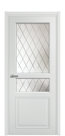 Дверь межкомнатная Stripe 4 Цвет Облачный Покрытие Эмаль  Наличник L 50 Цена 43948