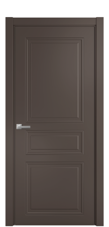 Дверь межкомнатная Страйп 4 Цвет Коричневый Покрытие Эмаль  Наличник L 75 Цена 44868