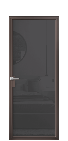 Дверь межкомнатная Фрейм 01 Цвет Антик Покрытие Алюминий  Наличник Скрытый короб Цена 75130