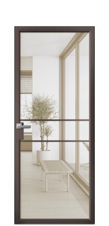 Дверь межкомнатная Фрейм 02 Цвет Антик Покрытие Алюминий  Наличник Скрытый короб Цена 68140