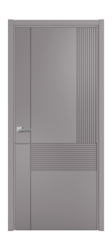 Дверь межкомнатная Меццо 13 Цвет Ирис Покрытие Эмаль  Наличник L 50 Цена 15625